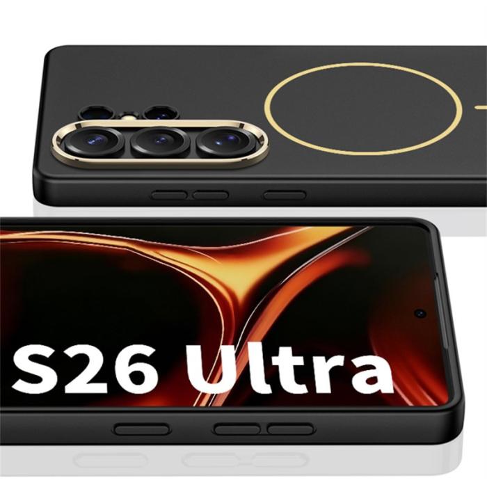 GKK - GKK Mobilskal för Samsung Galaxy S26 Ultra Magnetiskt PC + TPU - Svart