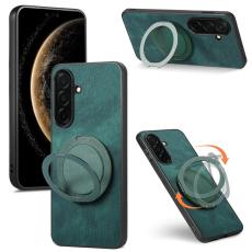 OEM - Mobilskal f&ouml;r Samsung Galaxy S26 Plus Konstl&auml;der Kickstand - Gr&ouml;n