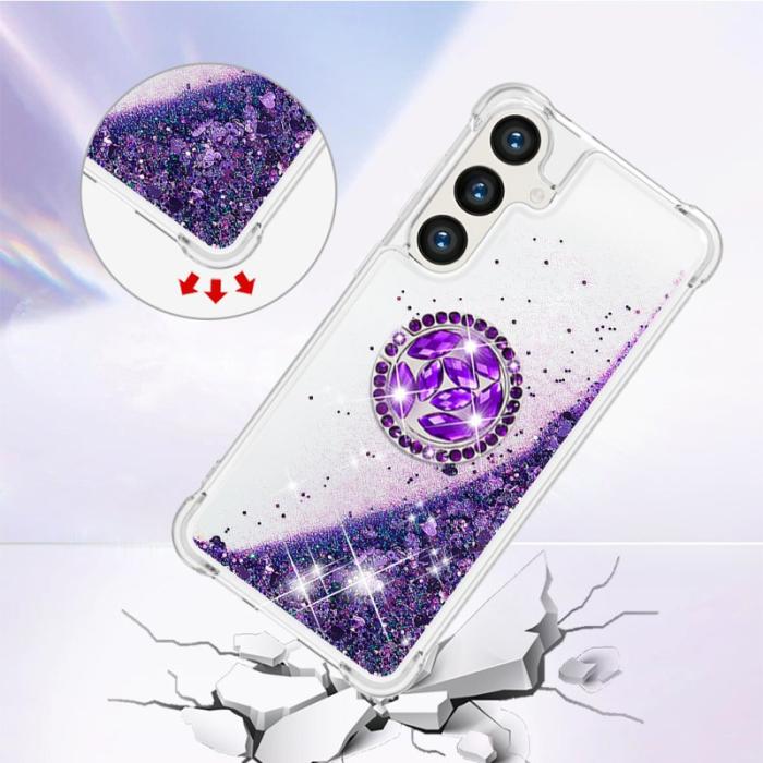 OEM - Mobilskal för Samsung Galaxy S26 Plus TPU Kickstand - Mörklila