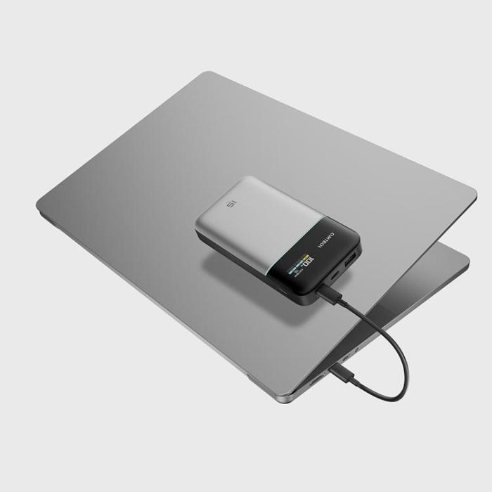 Cuktech - Cuktech Powerbank 15000 mAh 100W PB150S - Grå