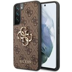 Guess - Guess Galaxy S23 Skal Big Metall Logo - Brun