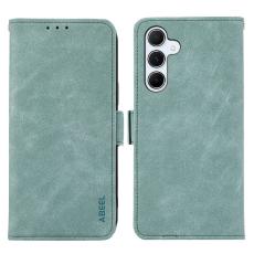 ABEEL - ABEEL Walletskal f&ouml;r Samsung Galaxy S25/S24 KonstL&auml;der RFID-Skydd - Bl&aring;