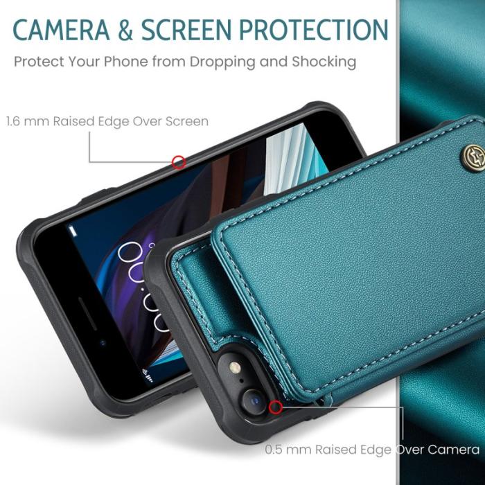 Caseme - CASEME C22 Fodral för iPhone 6/6s/7/8/SE 2020/2022 - Grön