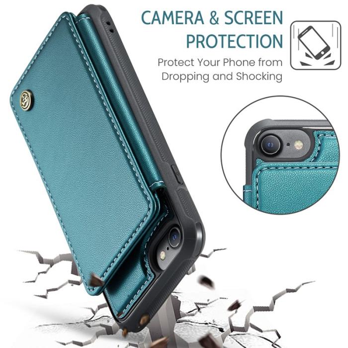 Caseme - CASEME C22 Fodral för iPhone 6/6s/7/8/SE 2020/2022 - Grön