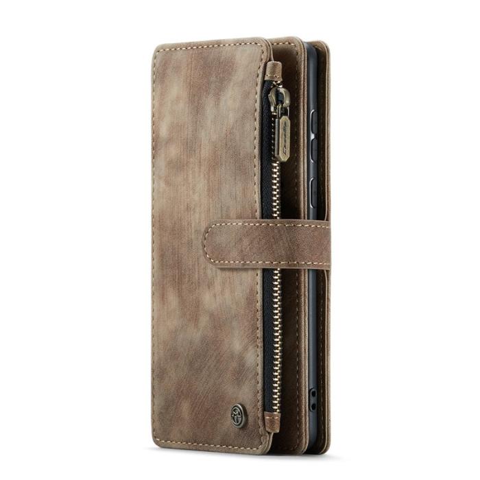 Caseme - CASEME Konstläder Plånboksfodral för Samsung Galaxy A53 5G - Brun