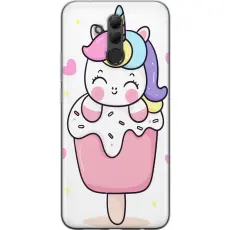 iSecrets - Mobilskal till Huawei Mate 20 lite med Glad enhörning