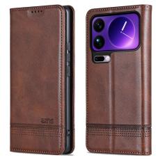 AZNS - AZNS Xiaomi 17 Pro Max Pl&aring;nboksfodral Konstl&auml;der - Brun