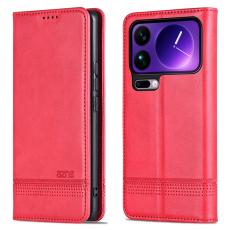 AZNS - AZNS Xiaomi 17 Pro Max Pl&aring;nboksfodral Konstl&auml;der - R&ouml;d