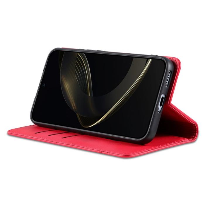 AZNS - AZNS Xiaomi 17 Pro Max Plånboksfodral Konstläder - Röd