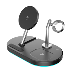 OEM - 4in1 MagSafe Trådlös Laddare iPhone, Apple Watch, Airpods