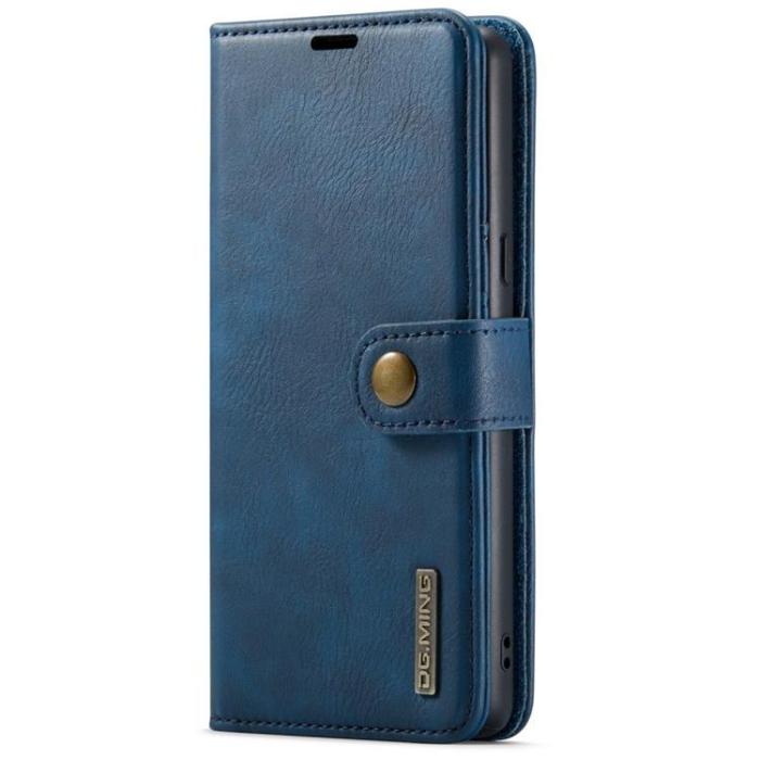 DG.MING - DG.MING Google Pixel 7 Pro Plånboksfodral Detachable 2in1 Äkta läder - Blå