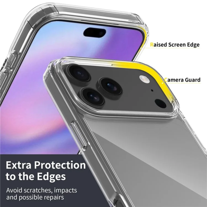 A-One Brand - iPhone 17 Pro Max Mobilskal Acrylic Shockproof - Transparent