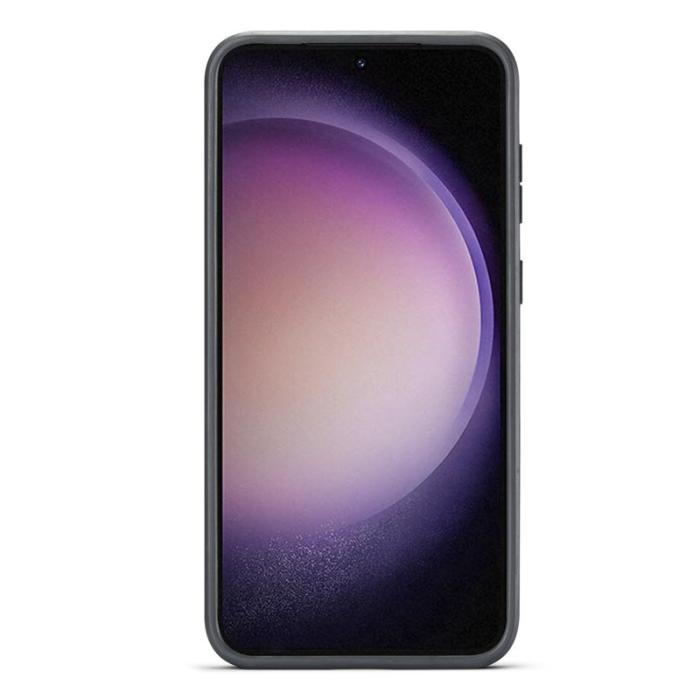 DG.MING - DG.MING Mobilskal till Samsung Galaxy S23 Läderbelagt PC+TPU Lila