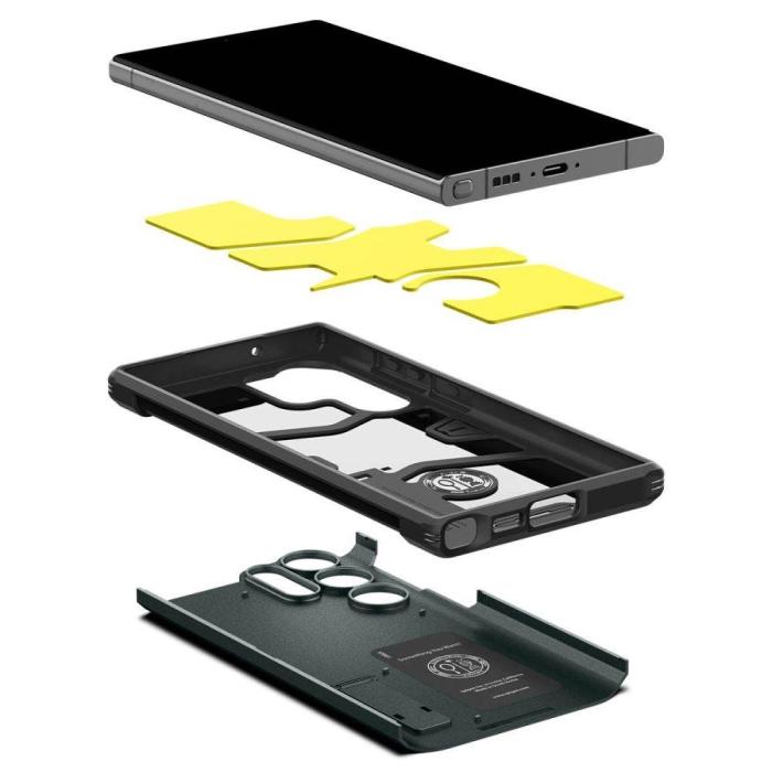 UTGATT - Spigen Galaxy S23 Ultra Skal Tough Armor - Abyss Grön