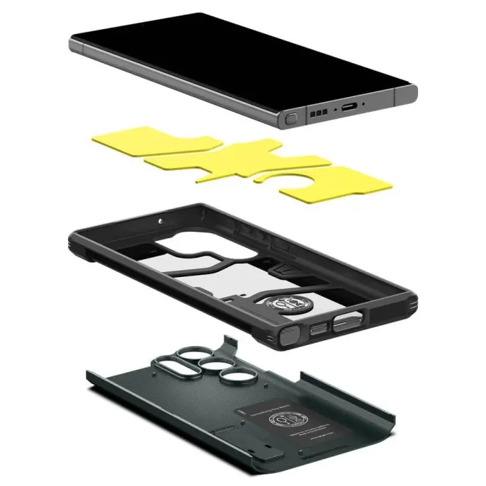 UTGATT - Spigen Galaxy S23 Ultra Skal Tough Armor - Abyss Grön
