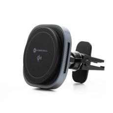 Forcell - Forcell Qi2 MagSafe Bilh&aring;llare till Luftventil med 15W Tr&aring;dl&ouml;s Laddning F-07