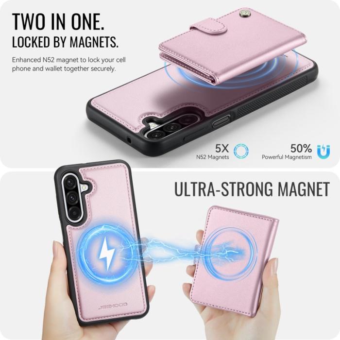 JEEHOOD - JEEHOOD J09 Fodral för Samsung Galaxy A26 5G - Rosa
