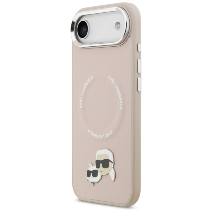 KARL LAGERFELD - Karl Lagerfeld iPhone Air Mobilskal MagSafe Karl Och Choupette Pins