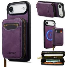 LC.imeeke - LC.IMEEKE L6 iPhone Air Pl&aring;nboksfodral Konstl&auml;der - Lila