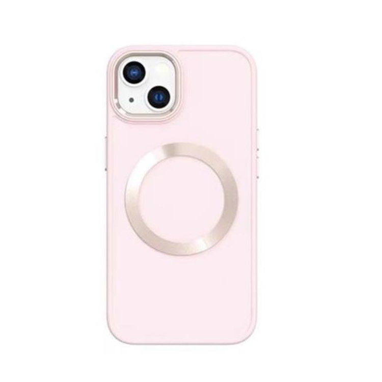 BOOM iPhone 14 Plus Skal Magsafe Liquid Silicone - Rosa | 2353 | AlltMobil