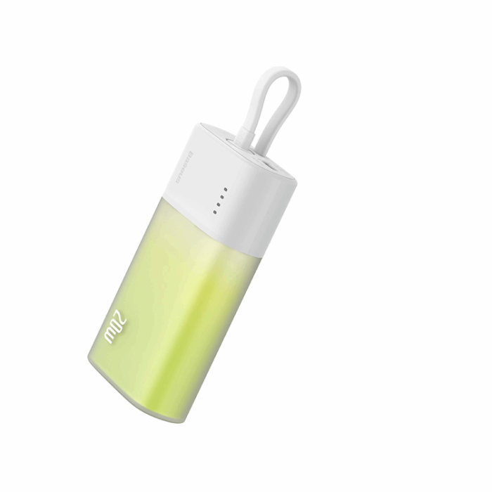 BASEUS - Baseus Powerbank 5200mAh Popsicle 20W - Vit/Grön