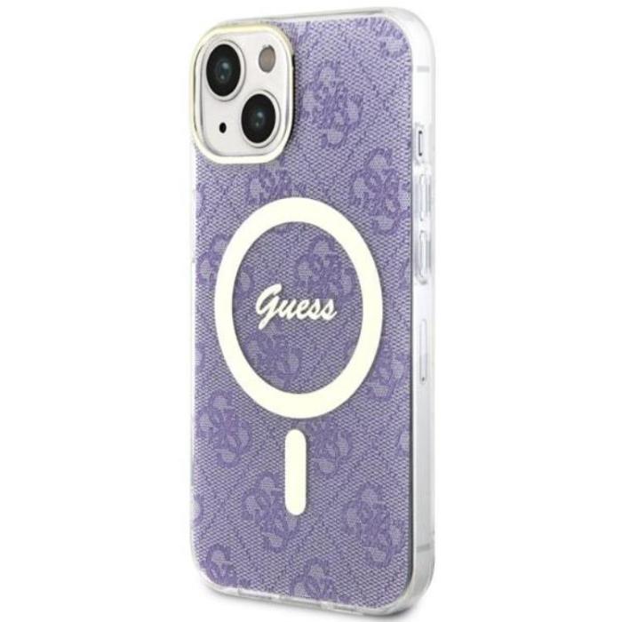 Guess - Guess iPhone 14 Mobilskal MagSafe - Lila