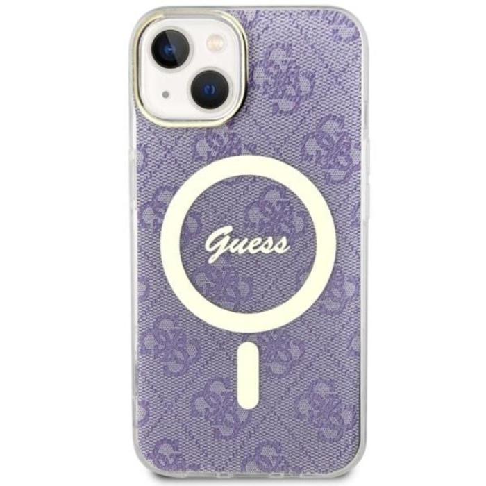 Guess - Guess iPhone 14 Mobilskal MagSafe - Lila