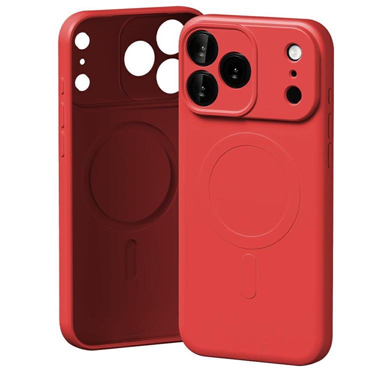 Mercury iPhone 17 Pro Max Mobilskal MagSafe Semi-Silicone - Röd | 2353 | AlltMobil
