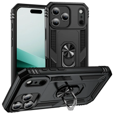 A-One Brand - iPhone 17 Pro Max Mobilskal med Kickstand - Svart