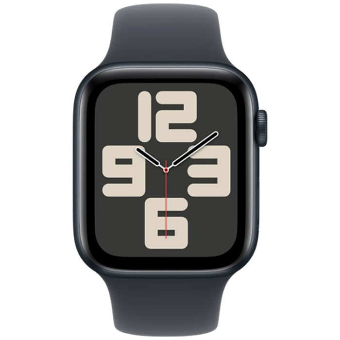 Apple - Apple Watch SE 42mm GPS + Cellular (Silikon Svart)