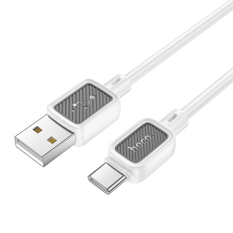 Hoco USB-A Till USB-C Kabel 3A 1m X108 - Vit | 3541 | AlltMobil
