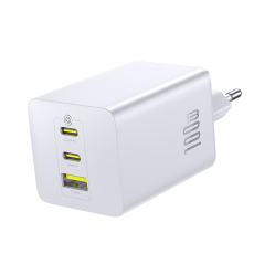 BASEUS - Baseus Snabbladdare 2 x USB-C/USB-A 100W EnerFill FE11 - Vit