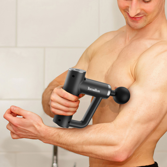 Terraillon - Terraillon Massagepistol Fitness Massager 4st tillbehör & USB-C