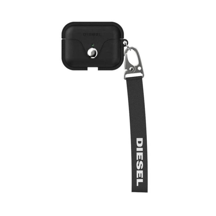 UTGATT5 - Diesel Airpod Case Leather Look Fodral till AirPods pro Svart/Vit
