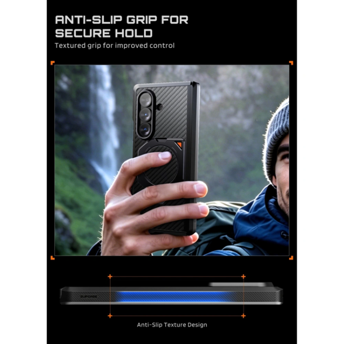 SupCase - SupCase Mobilskal För Galaxy Z Fold 8 Ultra MagSafe UB Aero 2-Set - Svart