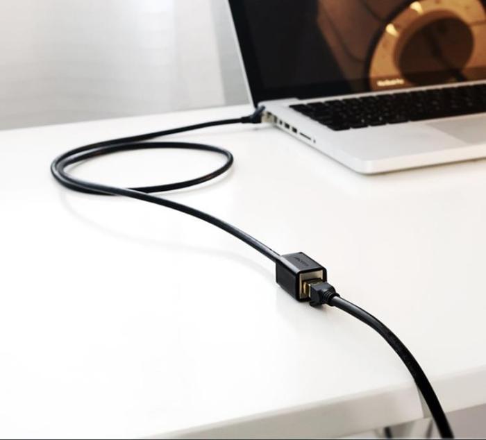 Ugreen - Ugreen RJ45 Förlängning Ethernet Cat 6 FTP Kabel 5m - Svart
