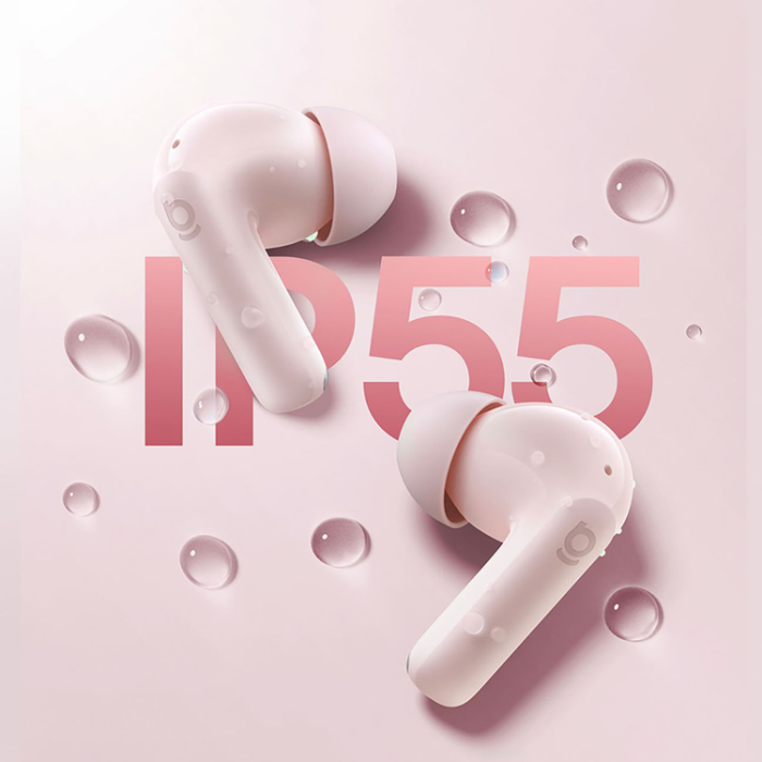 BASEUS - BASEUS EP10 TWS Trådlösa Hörlurar In-Ear med ANC - Rosa