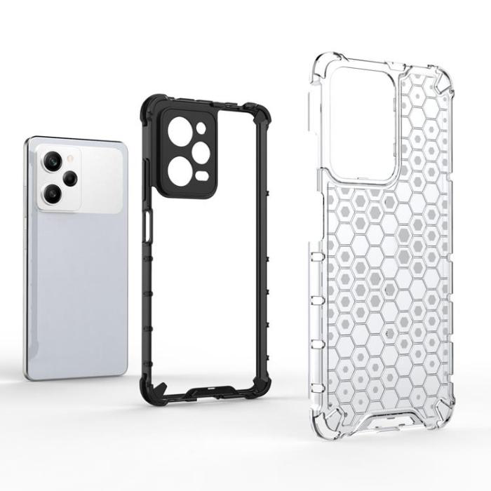 OEM - Redmi Note 12 Pro/Poco X5 Pro Mobilskal Honeycomb - Svart