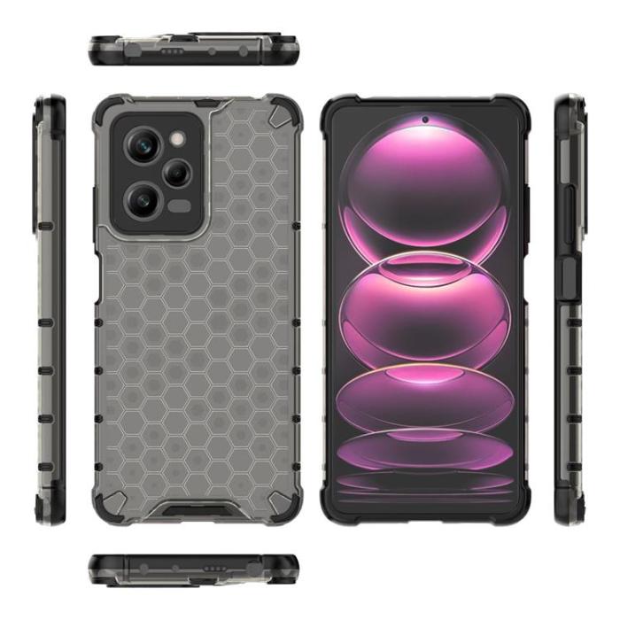 OEM - Redmi Note 12 Pro/Poco X5 Pro Mobilskal Honeycomb - Svart
