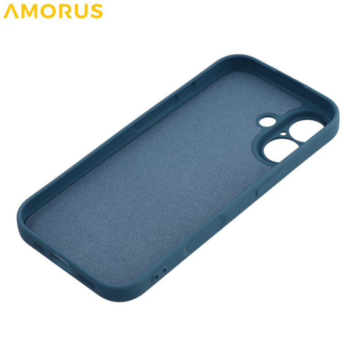 Amorus - AMORUS iPhone 17 Mobilskal Precise Cutouts TPU Fiber - Sapphire