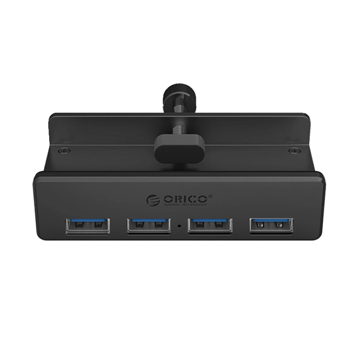 ORICO - Orico Hubklämma-monterad 4xUSB-A 3.0 - Svart