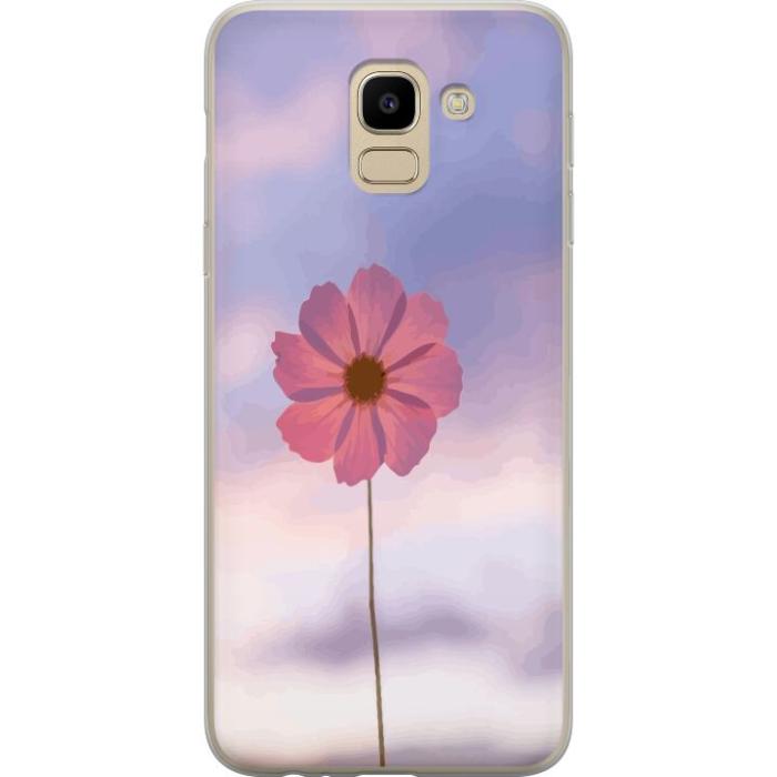 iSecrets - Mobilskal till Samsung Galaxy J6 med Rosa blomma