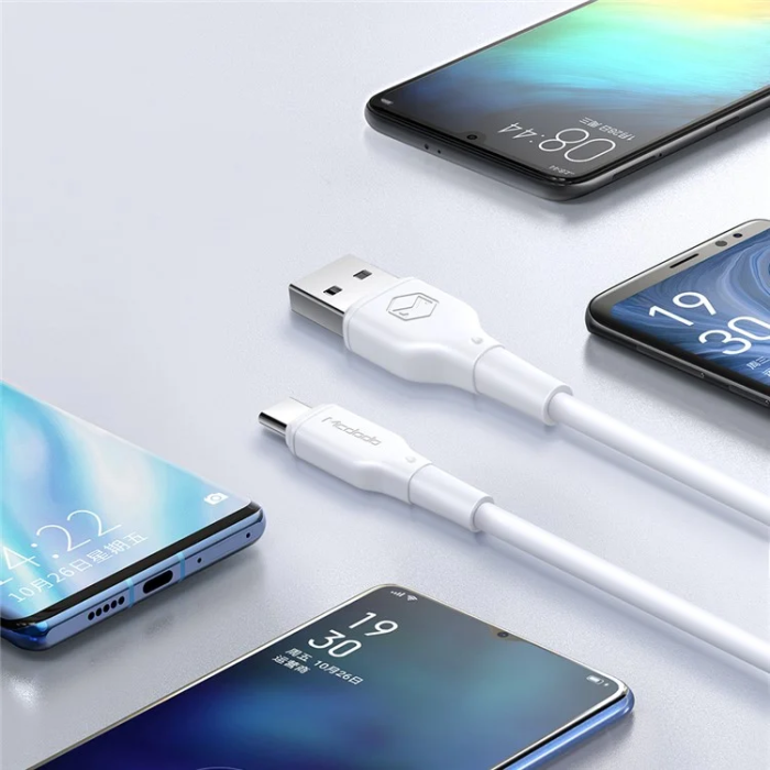 MCDODO - MCDODO USB-A - USB-C Kabel 1.2M - Vit