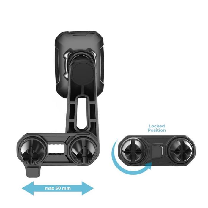 Forever - Forever Bilhållare för Luftventil Multipoint Magnetisk MH-250 - Svart