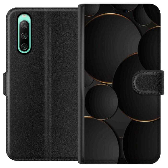 iSecrets - Plånboksfodral till Sony Xperia 10 IV med Lyxig Cirklar