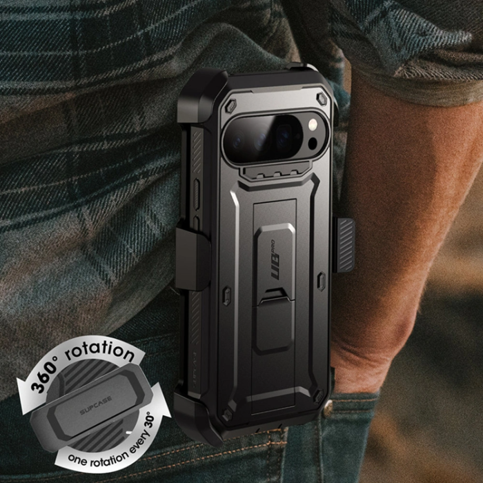 SupCase - Supcase Google Pixel 10/10 Pro Mobilskal Unicorn Beetle Pro - Svart