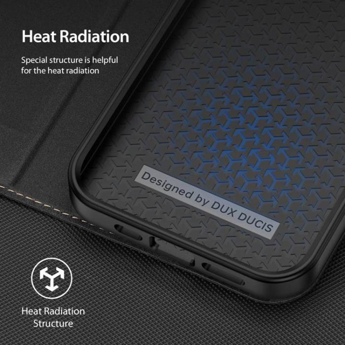 Dux Ducis - Dux Ducis iPhone 14 Plus Plånboksfodral Skin X2 - Svart