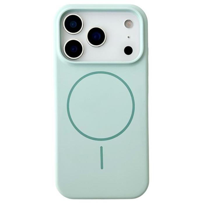 A-One Brand - iPhone 17 Pro Mobilskal MagSafe Silikon Anti Drop - Grön