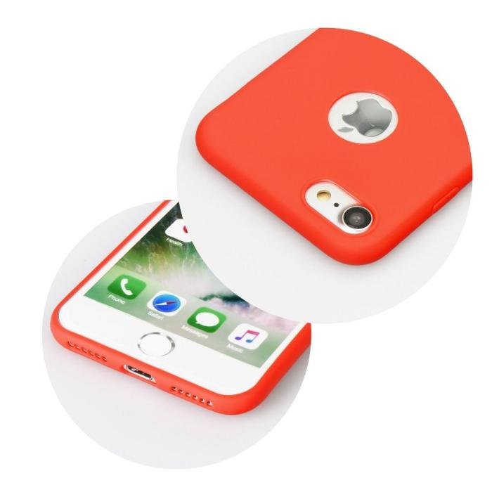 OEM - iPhone 12/12 Pro Skal Forcell Soft Mjukplast Röd