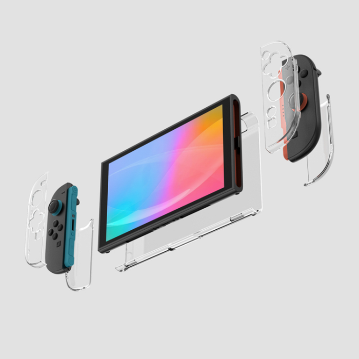 AmazingThing - AmazingThing Nintendo Switch 2 Skal PlayShield Bare - Transparent